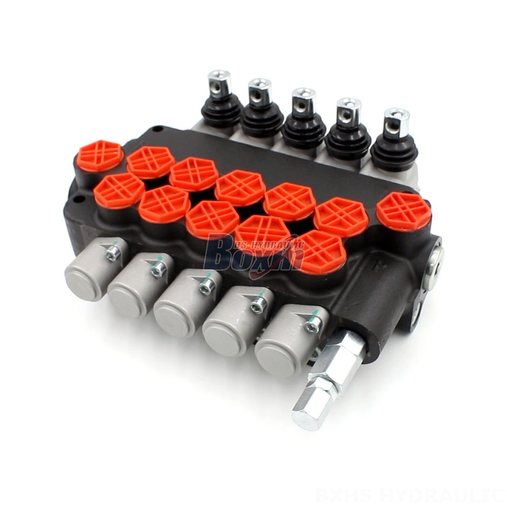 P80-G34-5OT Manual 5 Spool Monoblock Directional Valve Supplier China main image