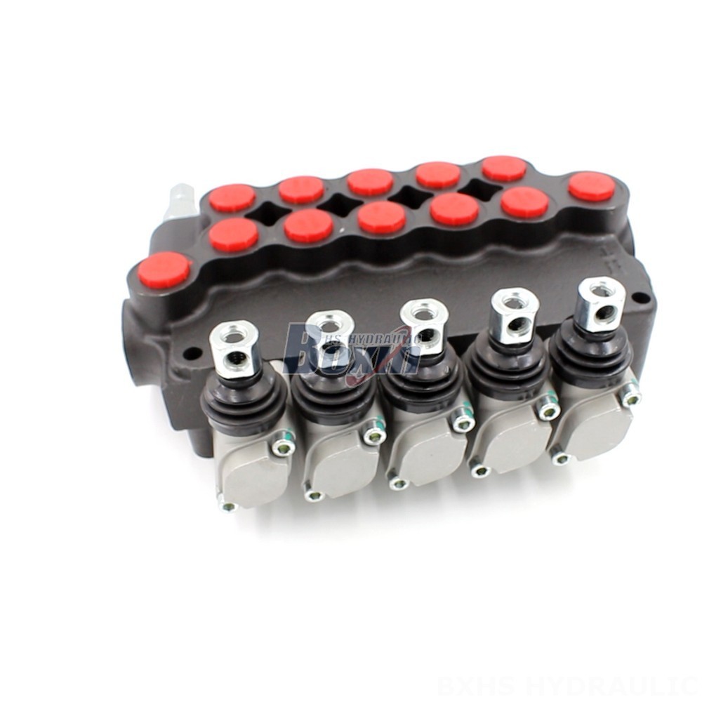 Industrial Hydraulic Valves: P80-U116-U78-OT 5 Spool Monoblock Directional Valve main image