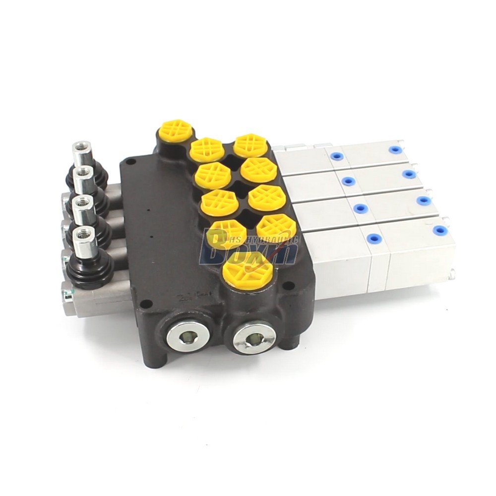 P80Q-G-4OT Pneumatic 4 Spool Monoblock Directional Valve cover photo