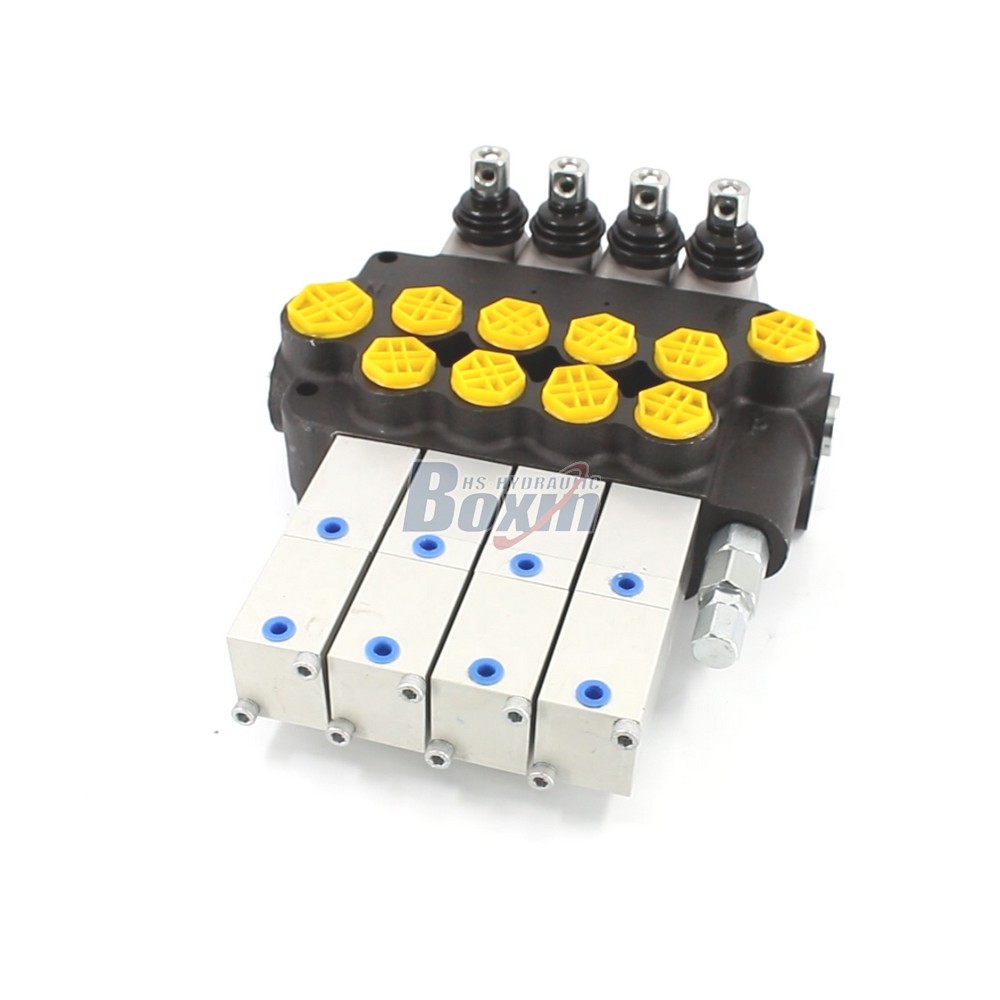 High Performance P80Q-G-4OT 4 Spool Pneumatic Monoblock Valve main image