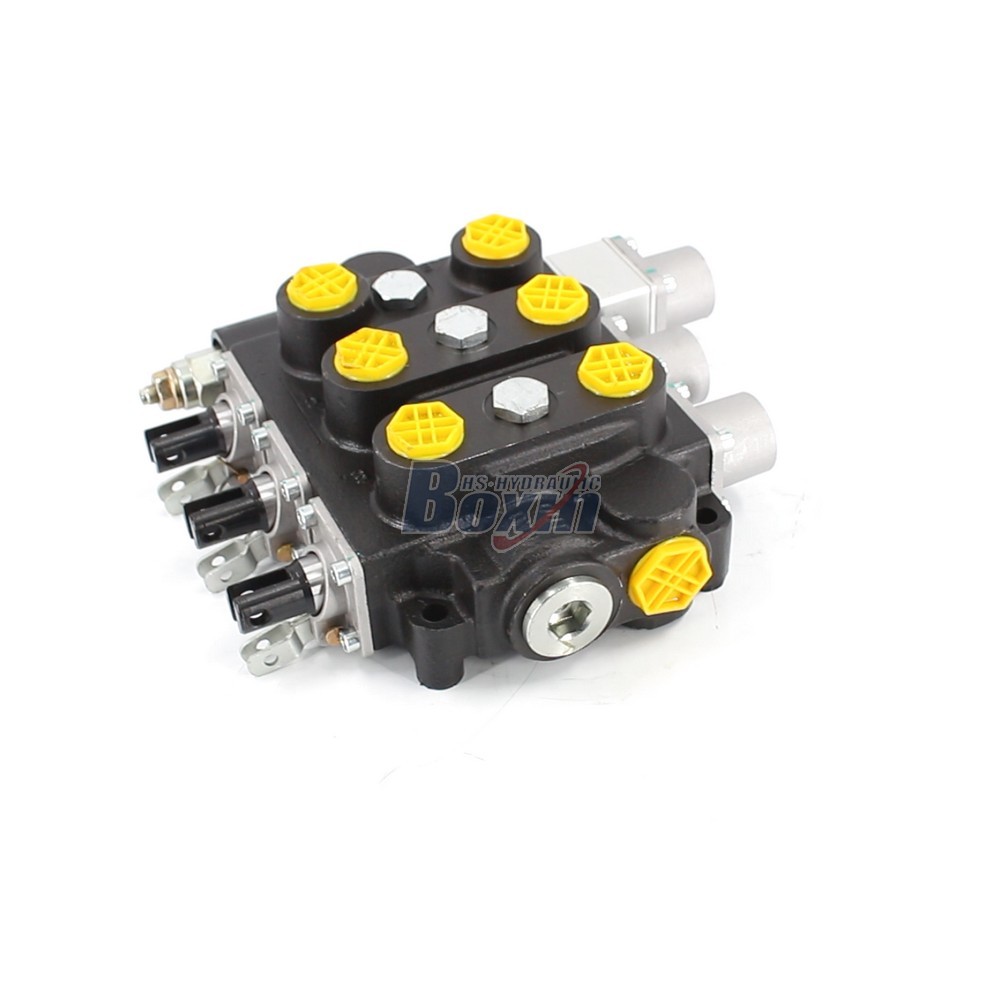 OEM ODM Custom Service for RD5300NPT-QTW-2OT Manual 3 Spool Hydraulic Control Valve main image
