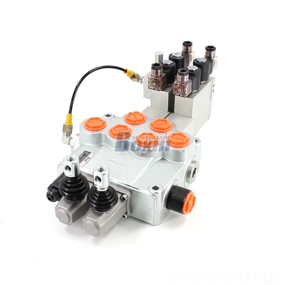 SD18 Electric 2 Spool Monoblock Valve: OEM & ODM Services Available main image