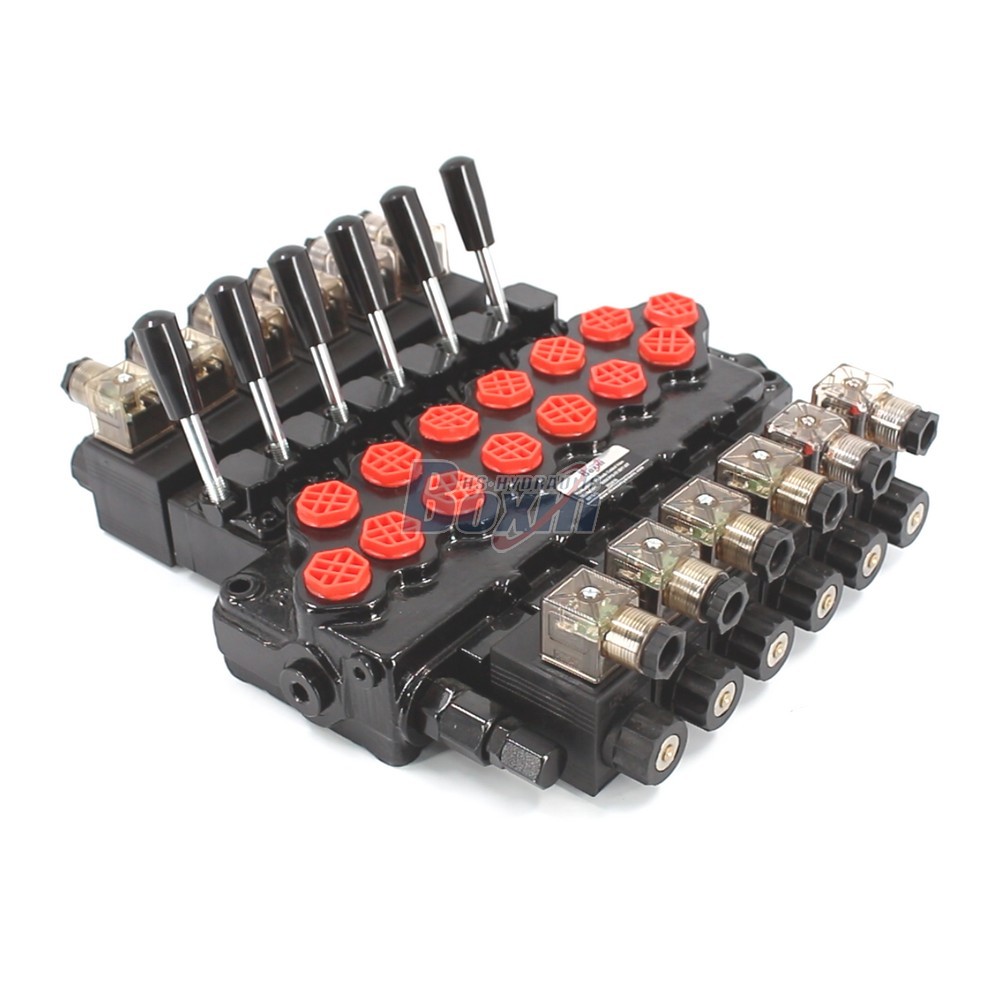 OEM/ODM and Custom Label SD5-PG2 Solenoid 6 Spool Monoblock Directional Valve cover photo