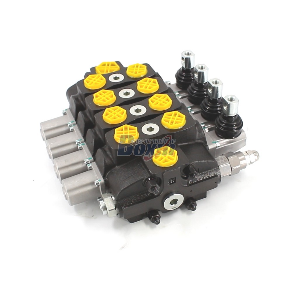 SD8 Manual 4 Spool Sectional Directional Valve for Hydraulic Systems main image
