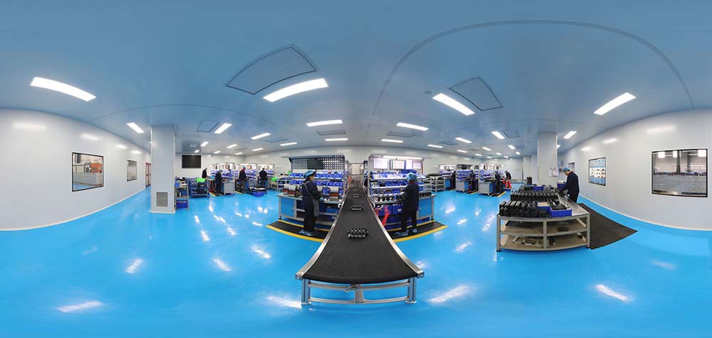 Boxinhuasheng Hydraulic Fabrikası'nın 360° panoramik görünümü