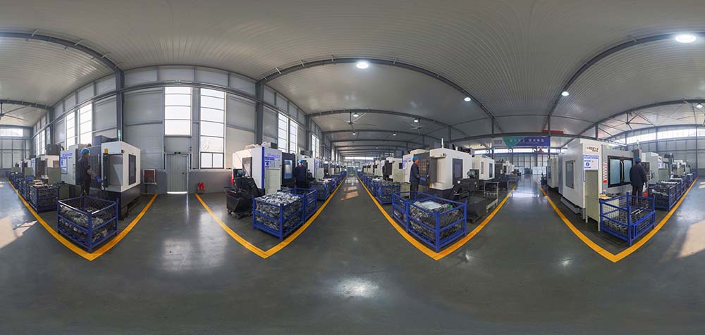 Boxinhuasheng Hydraulic Fabrikası'nın 360° panoramik görünümü