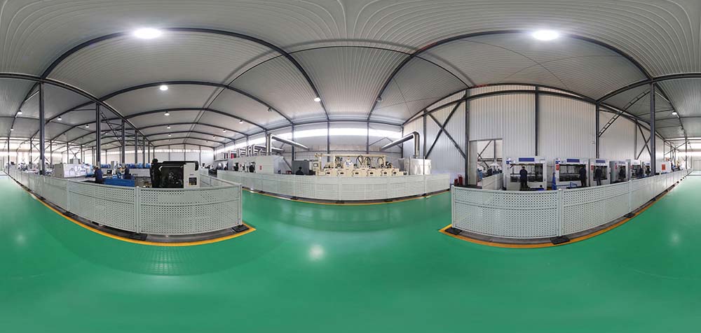 Boxinhuasheng Hydraulic Fabrikası'nın 360° panoramik görünümü